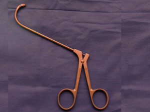 Pinza De Fragmentos Curva